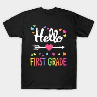 Heo 1st Grade Back To Schoo First Grade Teachers Students T-Shirt